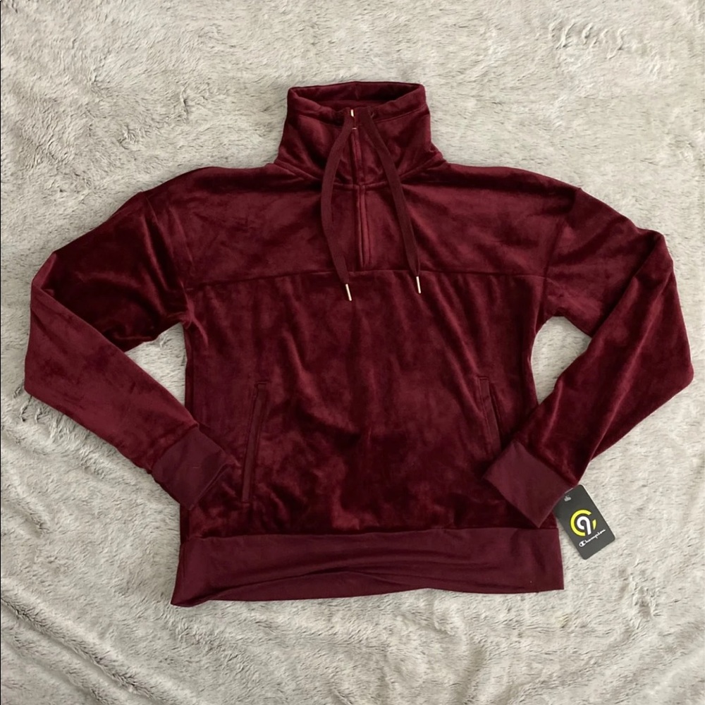 C9 by Champion Cozy Velour 1/4 Zip Pullover